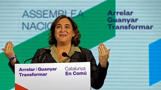 Ada Colau, en la asamblea de Catalunya en Comú Ada Colau, en la asamblea de Catalunya en Comú