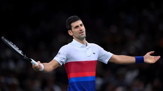 Novak Djokovic, contrariado Novak Djokovic, contrariado