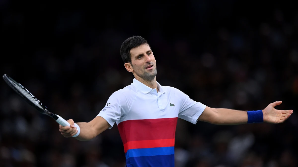 Novak Djokovic, contrariado