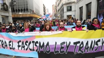 Cientos de personas marchan en Madrid por el Día Internacional de la Memoria Transexual