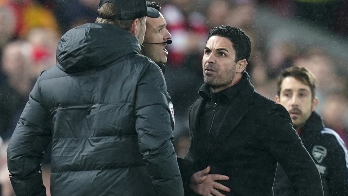 Arteta se encara con Klopp