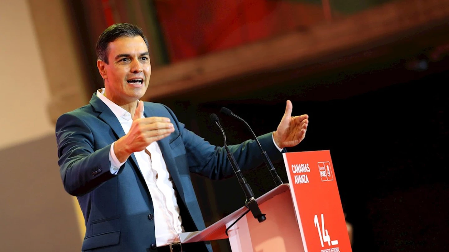 El presidente del Gobierno, Pedro Sánchez, durante un acto del PSOE El presidente del Gobierno, Pedro Sánchez, durante un acto del PSOE