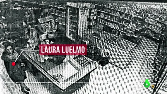 Imagen de archivo de Laura Luelmo en un supermercado Imagen de archivo de Laura Luelmo en un supermercado