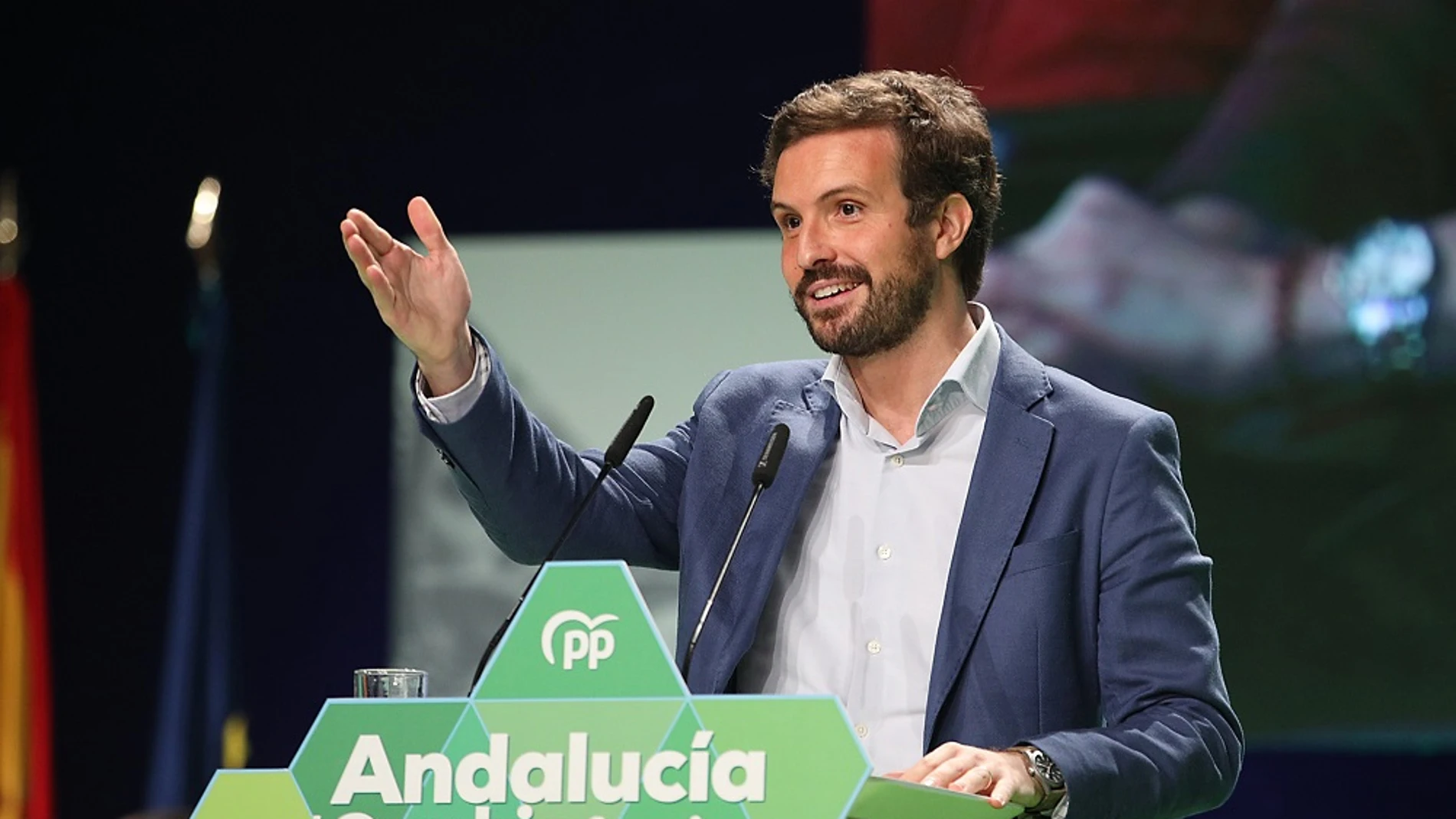 Pablo Casado en el Congreso del PP-A