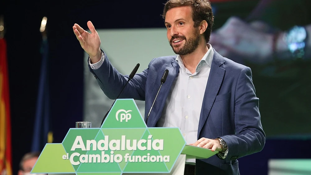 Pablo Casado en el Congreso del PP-A