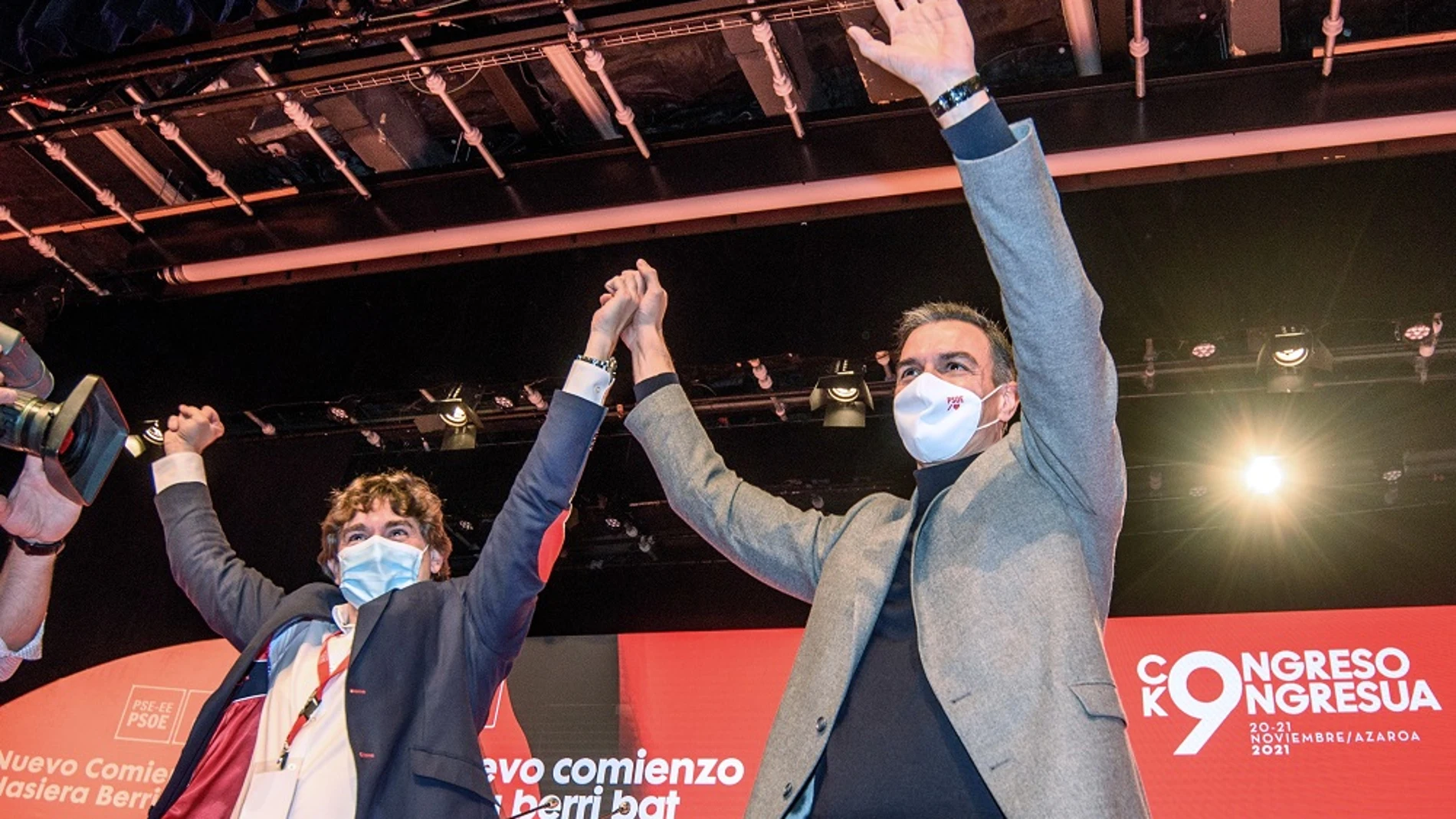 Pedro Sánchez en el Congreso del PSOE en País Vasco