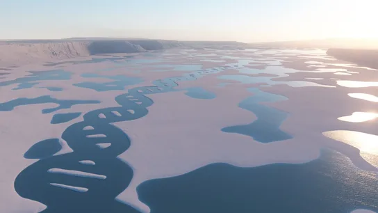 Vista del océano Ártico Vista del océano Ártico