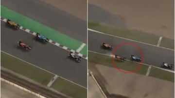 ¿'Cerrojazo' legal de Fernando Alonso a Max Verstappen en la salida del GP de Catar?