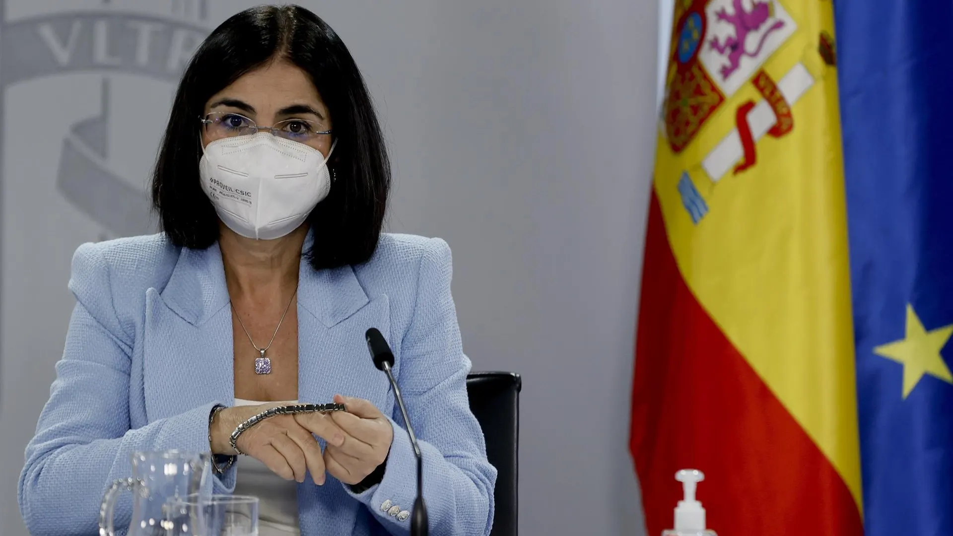 La ministra de Sanidad, Carolina Darias