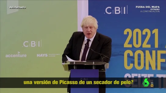 "El mundo de Peppa Pig tiene calles muy seguras": así fue el surrealista discurso de Boris Johnson tras quedarse en blanco "El mundo de Peppa Pig tiene calles muy seguras": así fue el surrealista discurso de Boris Johnson tras quedarse en blanco