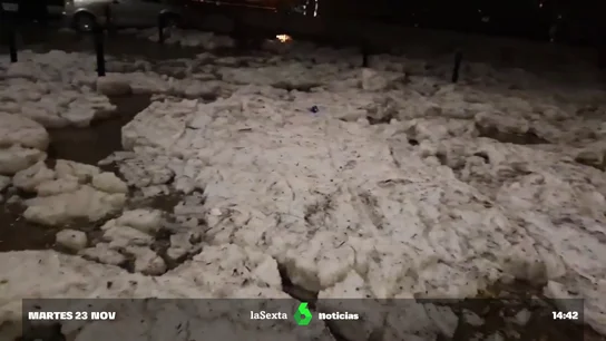 Granizada nada habitual en Alicante Granizada nada habitual en Alicante