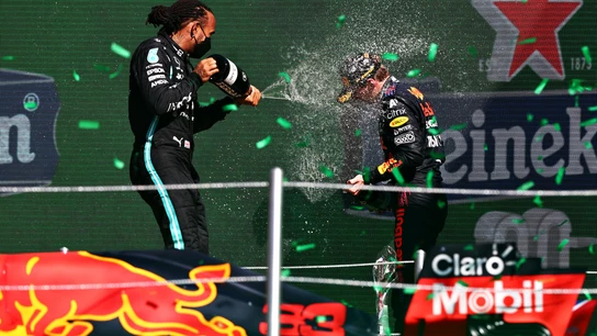 Lewis Hamilton y Max Verstappen Lewis Hamilton y Max Verstappen