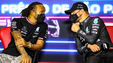 Lewis Hamilton y Valtteri Bottas