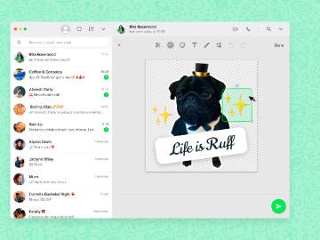 WhatsApp estrena un creador de stickers para sus versiones de escritorio y web