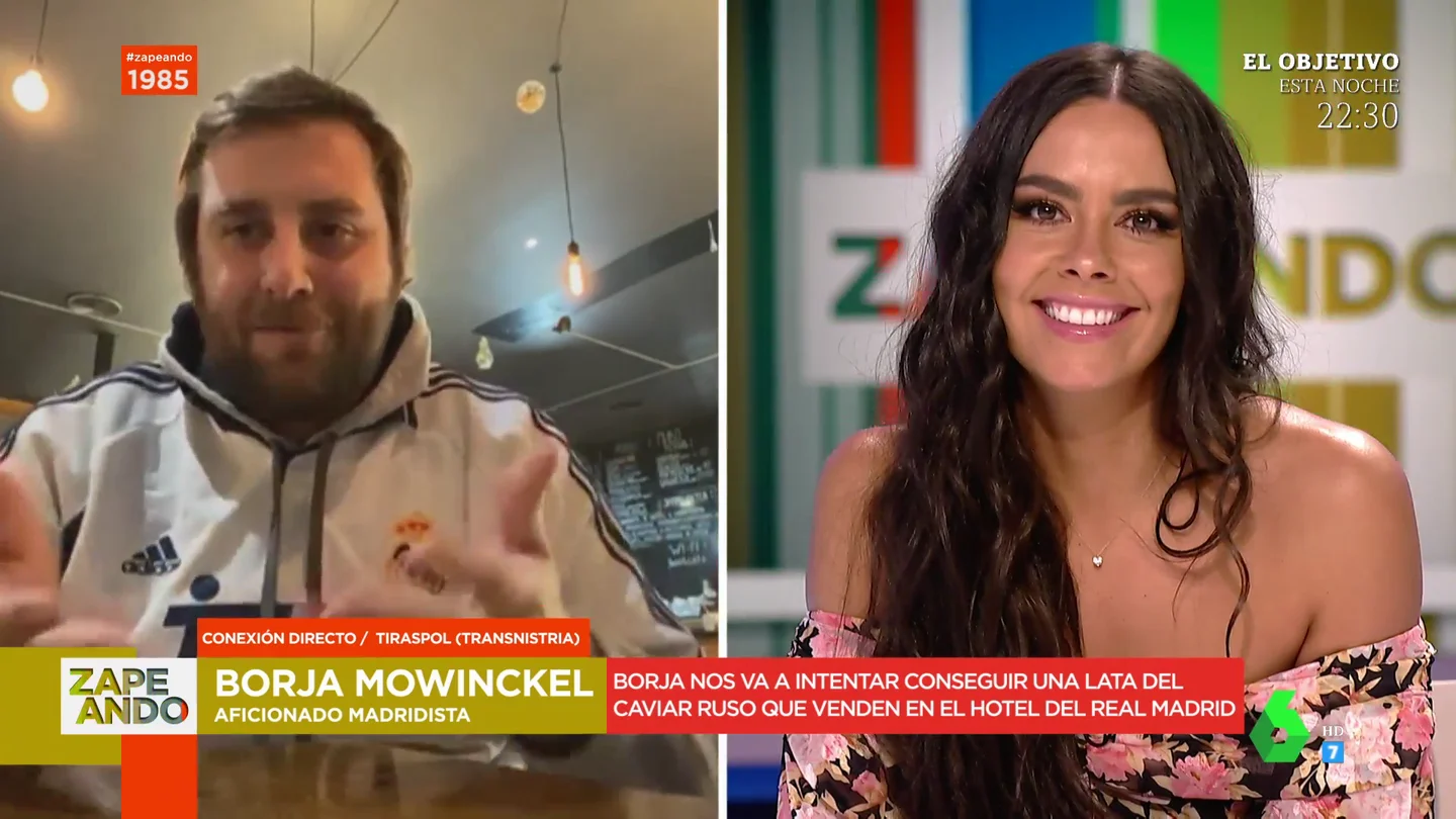 La surrealista petición de Zapeando a un aficionado que ha viajado hasta Moldavia para ver al Real Madrid La surrealista petición de Zapeando a un aficionado que ha viajado hasta Moldavia para ver al Real Madrid