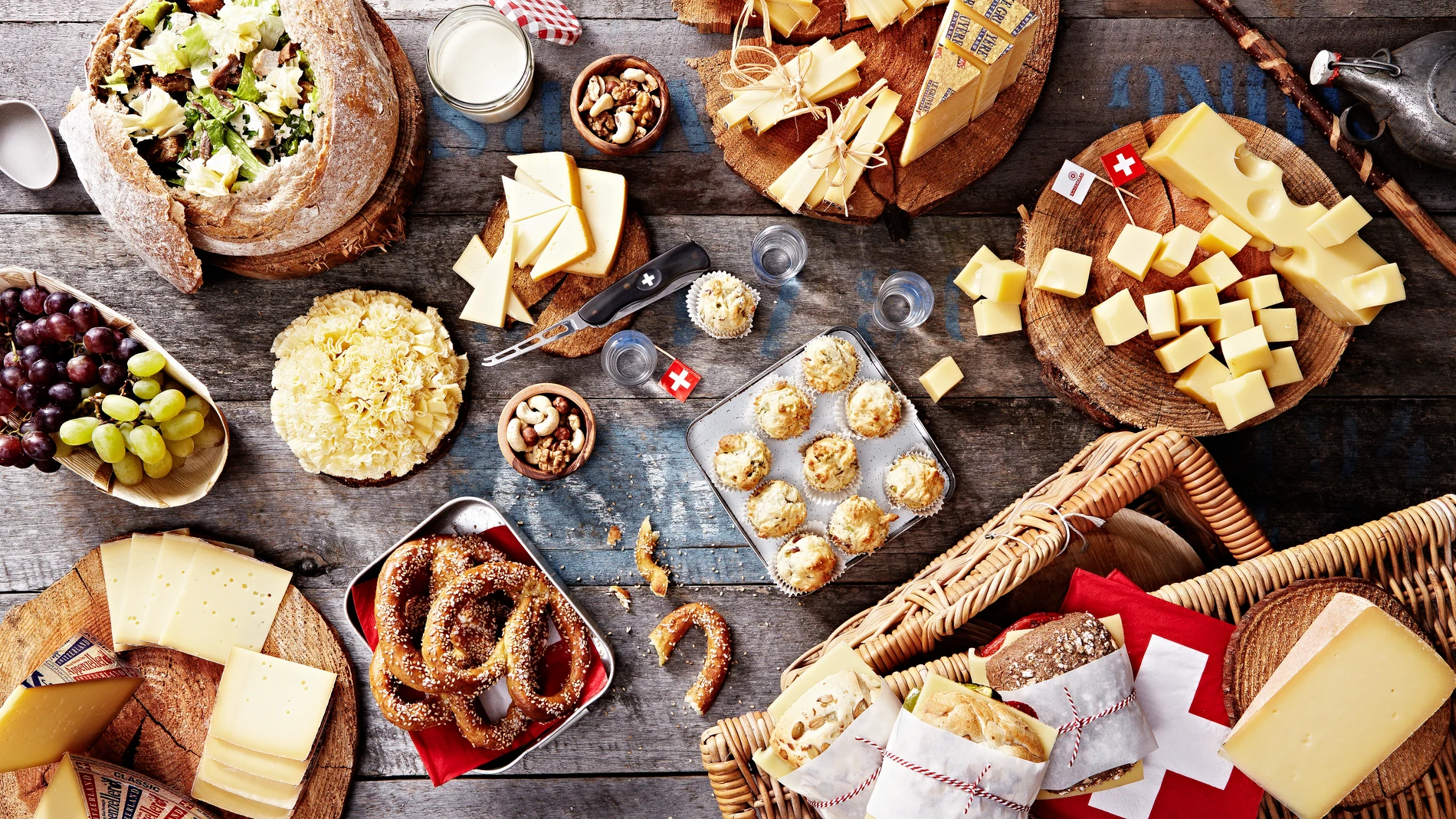 Selección de quesos suizos artesanales aptos para intolerantes al gluten y a la lactosa
