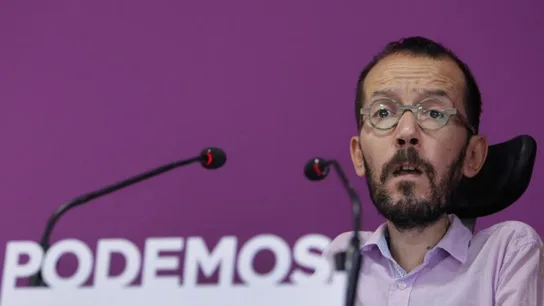 El portavoz de Unidas Podemos, Pablo Echenique El portavoz de Unidas Podemos, Pablo Echenique