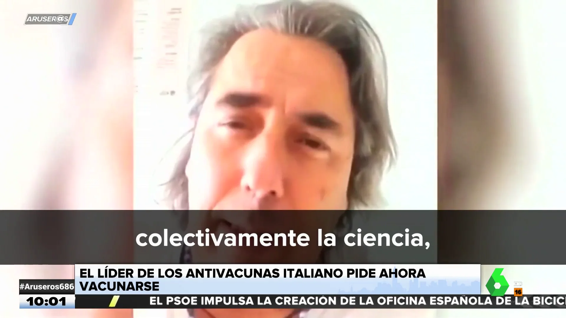 Líder antivacunas