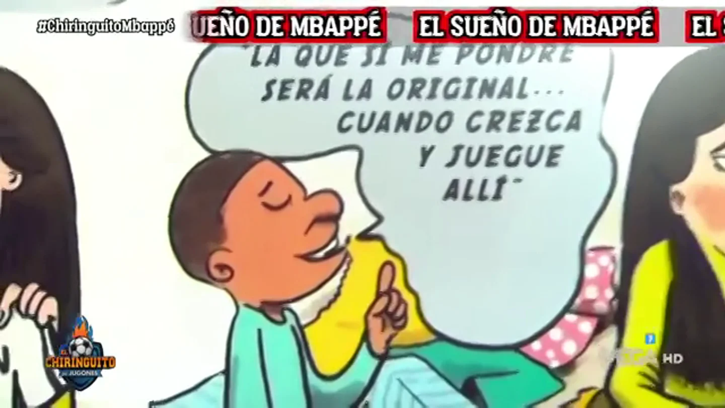 Guiño definitivo de Mbappé al Madrid: su sueño de jugar en el Real aparece en su cómic Guiño definitivo de Mbappé al Madrid: su sueño de jugar en el Real aparece en su cómic