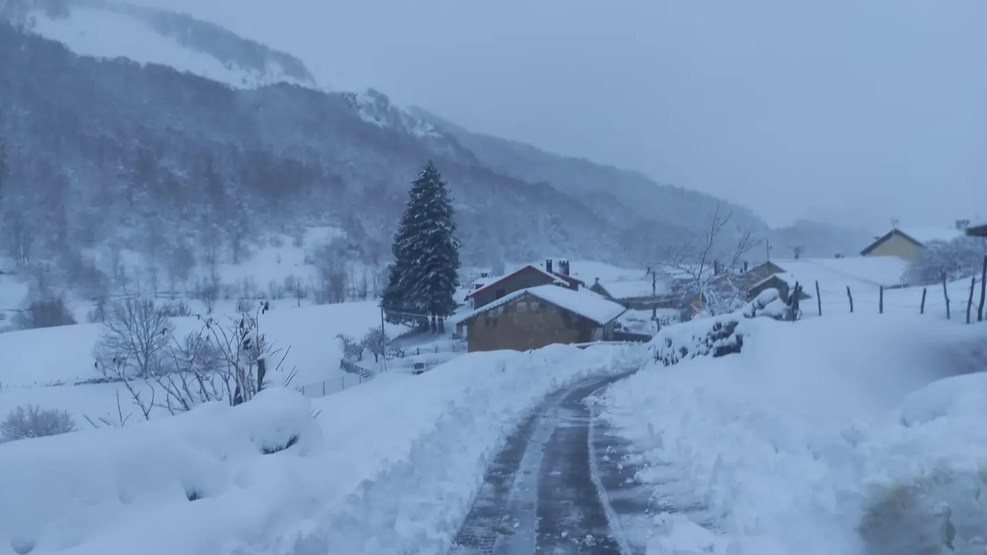 Nieve en Somiedo, Asturias Nieve en Somiedo, Asturias