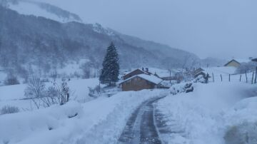 Nieve en Somiedo, Asturias