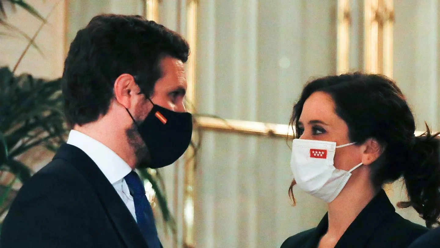 Pablo Casado e Isabel Díaz Ayuso Pablo Casado e Isabel Díaz Ayuso