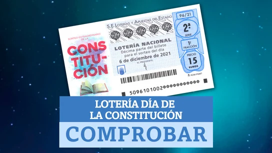 Comprobar Sorteo Extraordinario de Lotería Nacional Día de la Constitución de hoy, 6 de diciembre de 2021 Comprobar Sorteo Extraordinario de Lotería Nacional Día de la Constitución de hoy, 6 de diciembre de 2021