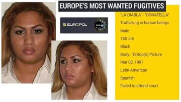 La ficha de la Europol de 'La Diabla', la proxeneta detenida