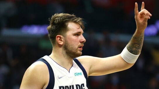 Luka Doncic, con los Mavericks
