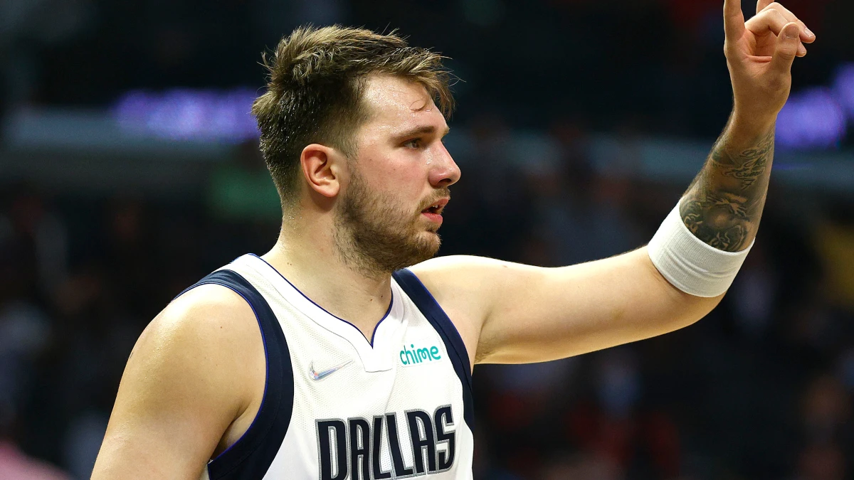 Luka Doncic, con los Mavericks