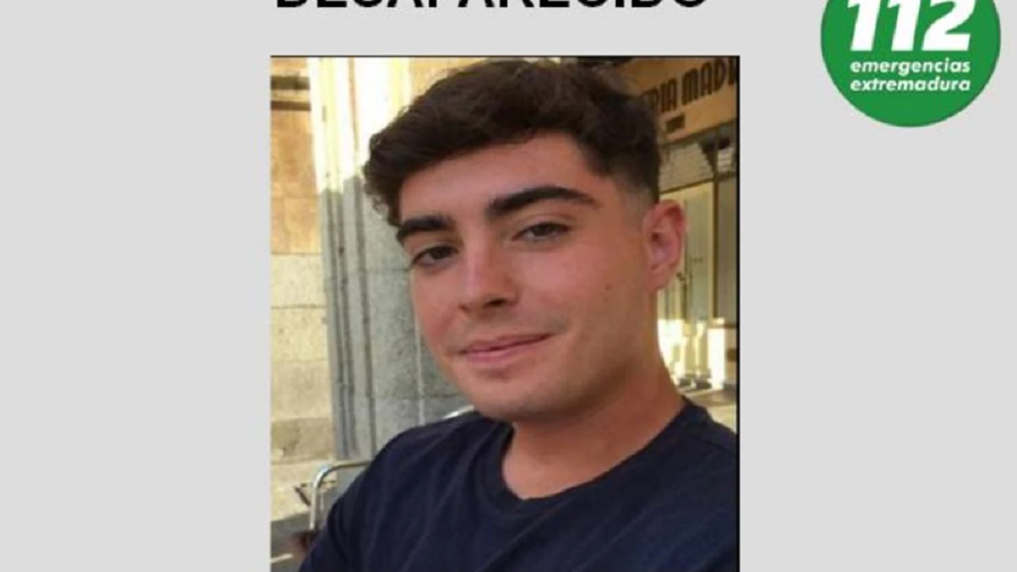 Pablo Sierra, joven desaparecido en Badajoz Pablo Sierra, joven desaparecido en Badajoz