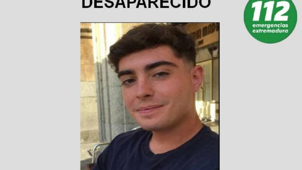 Pablo Sierra, joven desaparecido en Badajoz