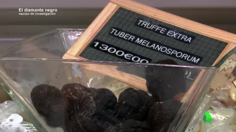 Kilo de trufas negras a 1.300 euros Kilo de trufas negras a 1.300 euros