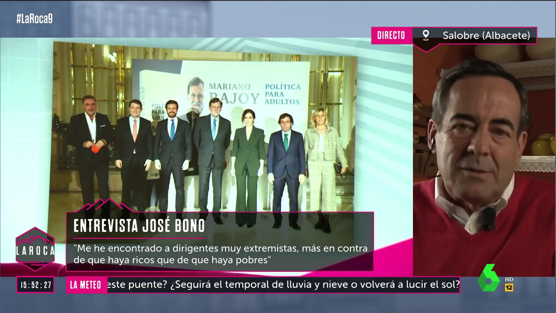 José Bono en La Roca