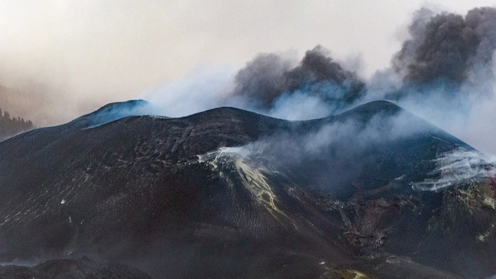 Imagen del volcán de La Palma