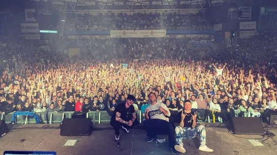 Imagen del polémico concierto de Natos y Waor en Valladolid Imagen del polémico concierto de Natos y Waor en Valladolid