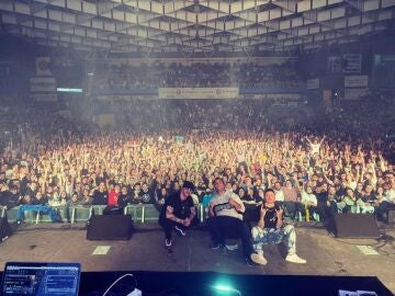 Imagen del polémico concierto de Natos y Waor en Valladolid 