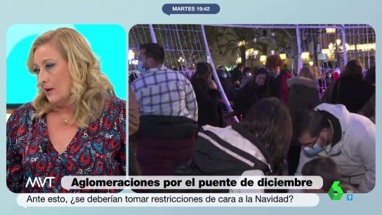 La tajante conclusi&oacute;n de Elisa Beni ante las imagenes de aglomeraciones en el puente: "Somos una especie llamada a la extinci&oacute;n"