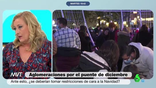 La tajante conclusión de Elisa Beni ante las imagenes de aglomeraciones en el puente: "Somos una especie llamada a la extinción" La tajante conclusión de Elisa Beni ante las imagenes de aglomeraciones en el puente: "Somos una especie llamada a la extinción"