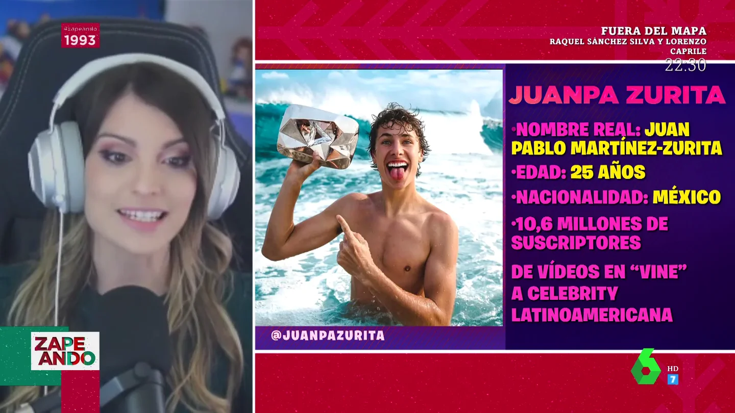 Cristinini analiza a Juanpa Zurita, el youtuber mexicano que arrasa en América: "Ha salido en series como 'Luis Miguel'" Cristinini analiza a Juanpa Zurita, el youtuber mexicano que arrasa en América: "Ha salido en series como 'Luis Miguel'"