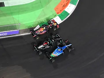 Verstappen, Hamilton y Ocon
