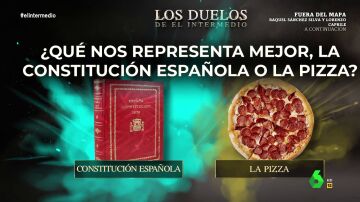 ¿Qué nos representa mejor, la Constitución Española o la pizza? Dani Mateo lo debate en 'Los duelos de El Intermedio'