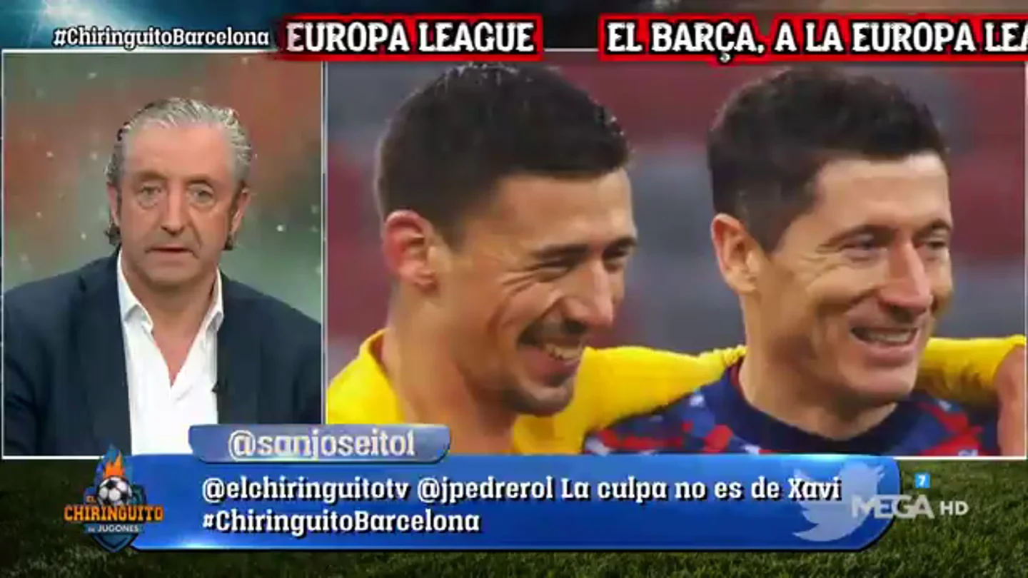 Enfado monumental de Pedrerol con Lenglet: "Soy culé y no quiero verle más con la camiseta del Barça" Enfado monumental de Pedrerol con Lenglet: "Soy culé y no quiero verle más con la camiseta del Barça"