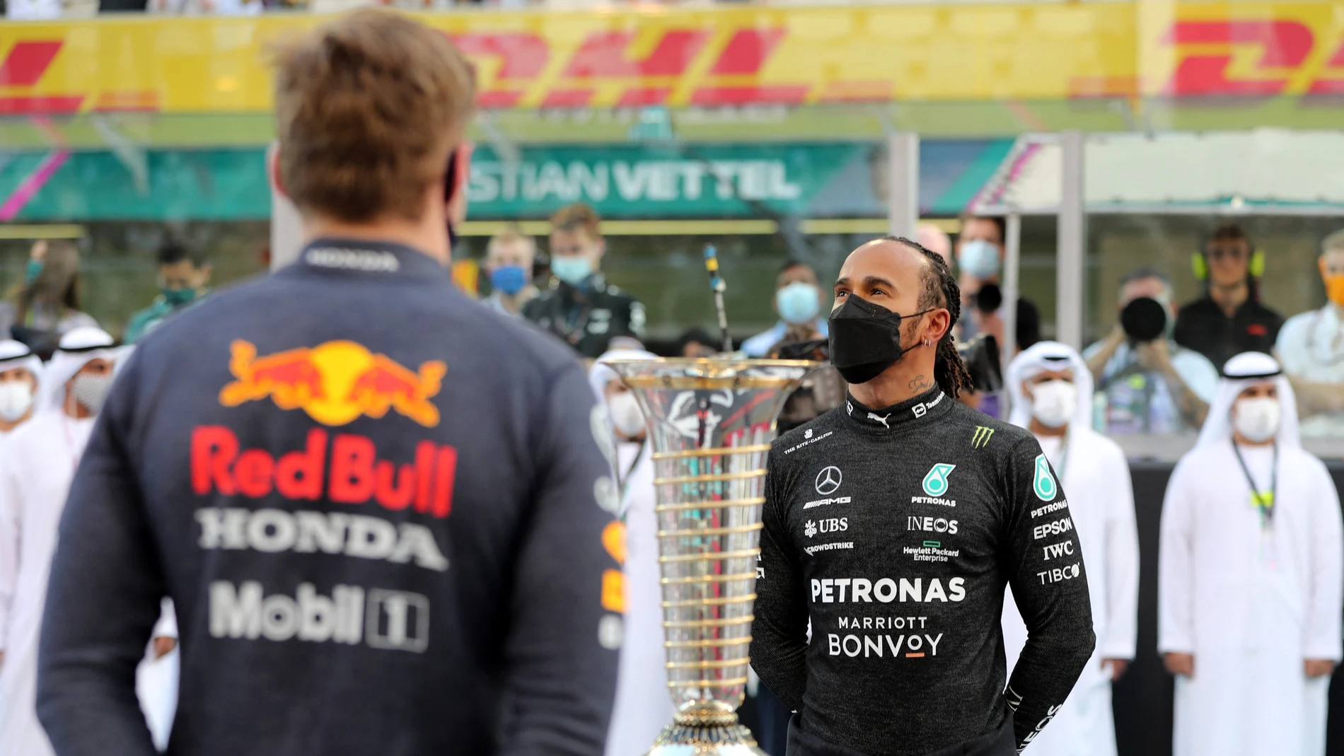 Hamilton, frente a Verstappen antes del GP de Abu Dabi