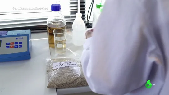 Este es el resultado de analizar en un laboratorio quinoa española y peruana Este es el resultado de analizar en un laboratorio quinoa española y peruana