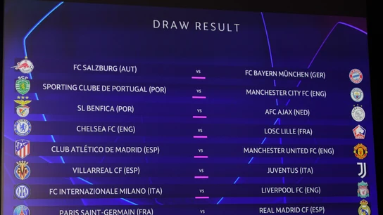 Sorteo octavos de la Champions Sorteo octavos de la Champions
