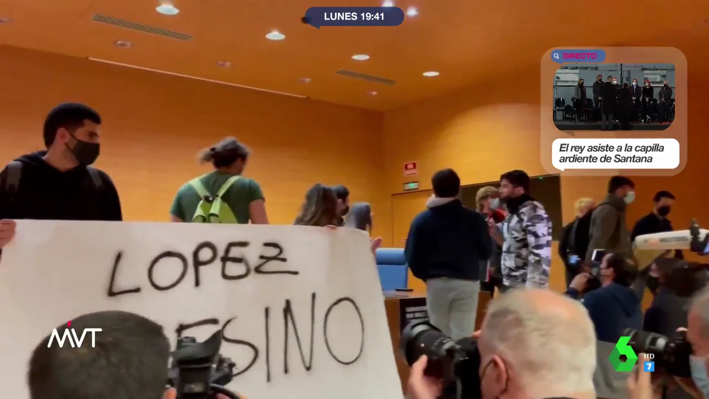 Boicotean un acto del opositor venezolano Leopoldo López en la Universidad Complutense de Madrid Boicotean un acto del opositor venezolano Leopoldo López en la Universidad Complutense de Madrid