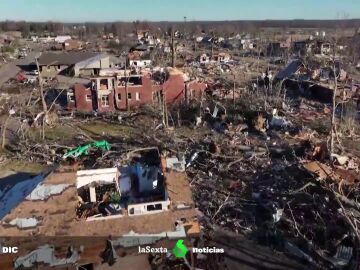 "Lo más terrorífico de mi vida": el escalofriante relato de los supervivientes tras los tornados en Kentucky
