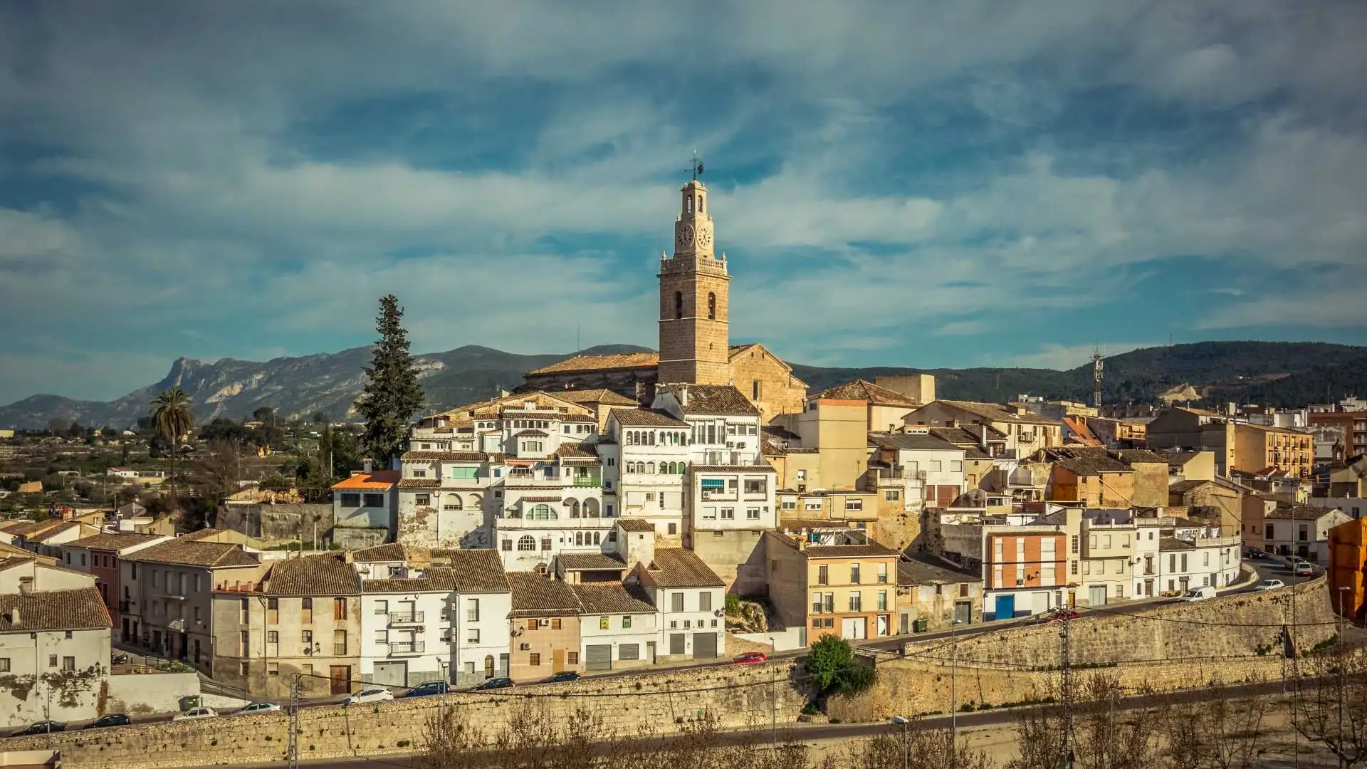 La localidad de Albaida en La Vall D'albaida