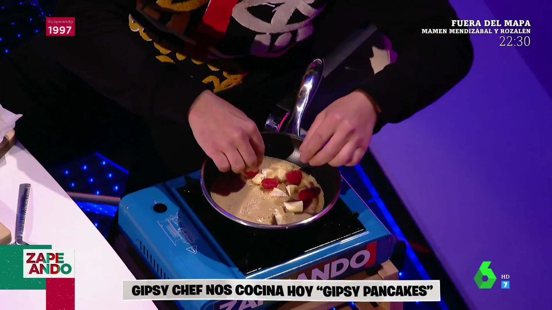 Gipsy Chef te explica en directo cómo cocinar pancakes de chocolate con queso y toffee para 'chuparse los dedos'